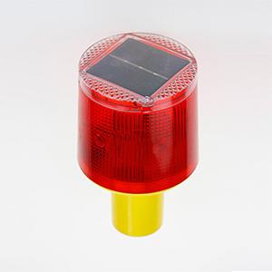 Solar socket type roadblock warning light